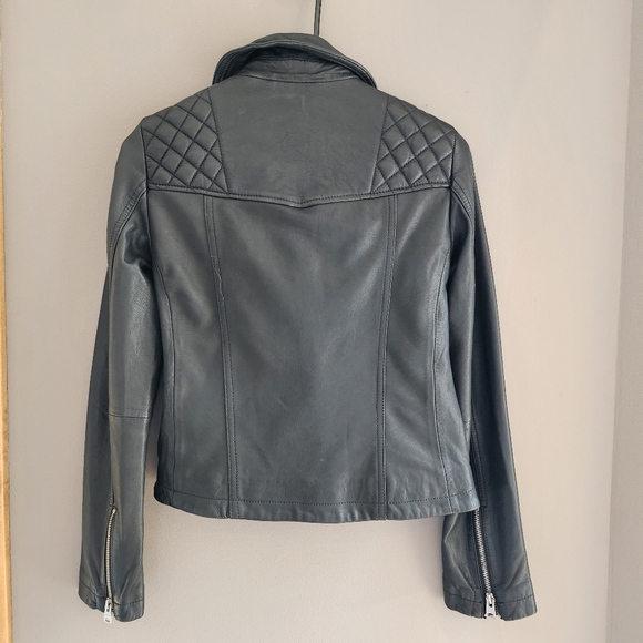 All Saints womens leather jacket, small extra small. - Picture 3 of 8